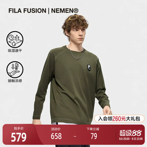 FILAFUSION斐乐潮牌长袖上衣