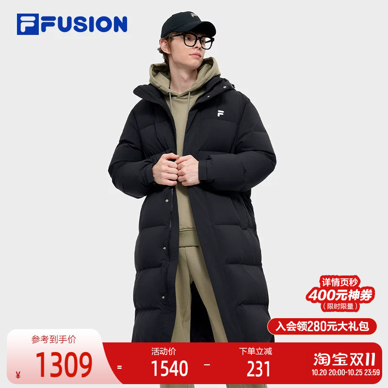 FILAFUSION斐乐男子长羽绒服