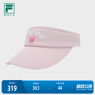 FILA 斐乐官方女帽空顶帽2025冬季新款高尔夫运动帽遮阳帽鸭舌帽