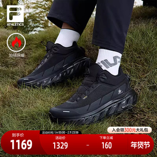 FILA 斐乐官方EXPLORER MID户外鞋男2025春新款探险家中帮跑步鞋