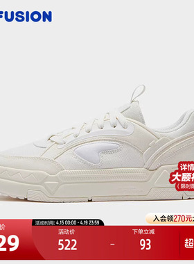 FILA FUSION斐乐潮牌女鞋BANK DX CVS板鞋2024秋季新款休闲滑板鞋