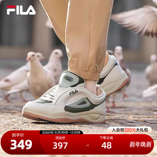 2复古板鞋 2024春季 休闲鞋 斐乐男鞋 2面包时尚 MIX 舞动鞋 FILA 新款