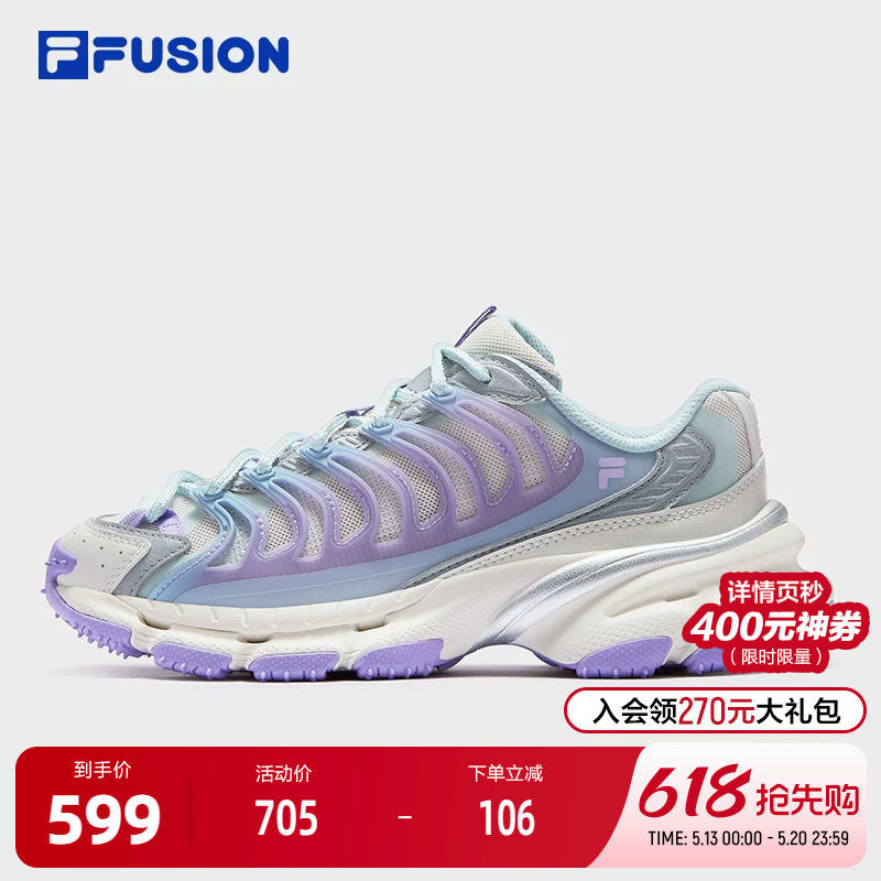 FILA FUSION斐乐潮牌女鞋BRACKET机能潮鞋2025