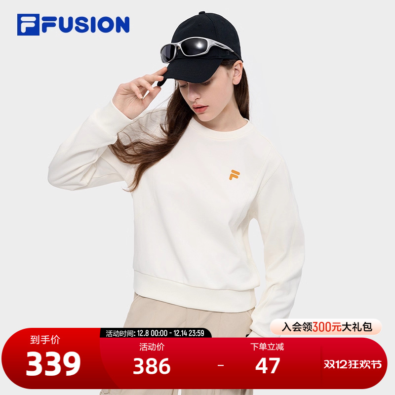 FILAFUSION斐乐女子套头卫衣