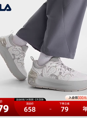 FILA 斐乐官方女鞋CACTI 摩登板鞋2025秋季新款仙掌鞋时尚休闲鞋