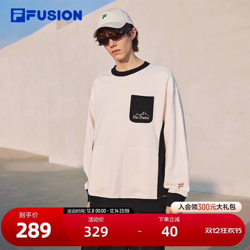 FILAFUSION斐乐中性针织套头衫