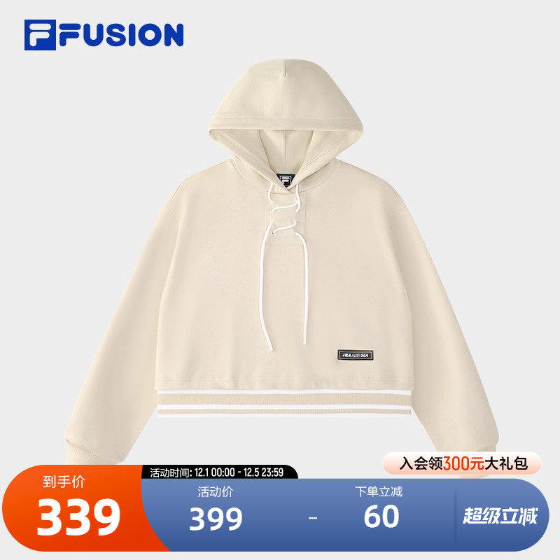 FILAFUSION斐乐女子连帽卫衣