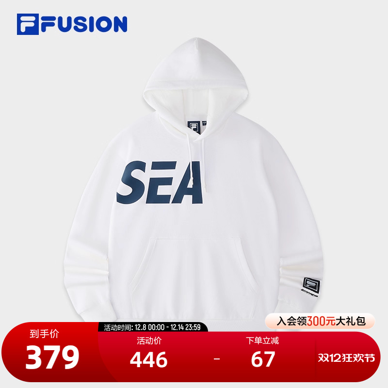 FILAFUSION斐乐针织连帽上衣