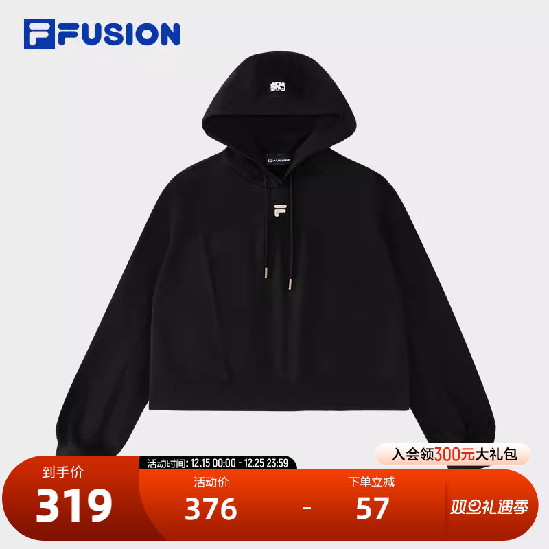 FILAFUSION斐乐女子连帽卫衣