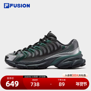 FILA FUSION斐乐潮牌男鞋BRACKET机能潮鞋2025秋新款星舰鞋休闲鞋