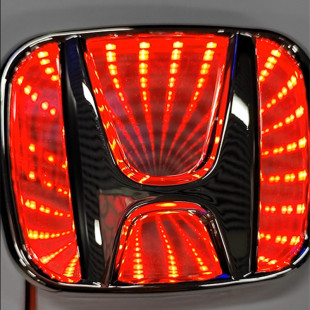 适用于3D本田车标亮光飞度奥德赛CRV雅阁思域后尾标LED发光灯改装