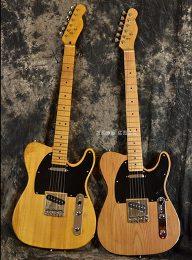 TELE吉他 黄贯中电吉他原木色TELE电吉他初学者音箱套餐 送礼包