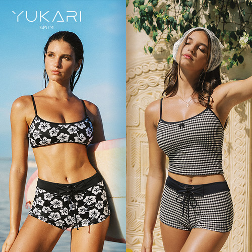 【代王直播】Yukari swim2025款分体泳衣温泉度假泳装