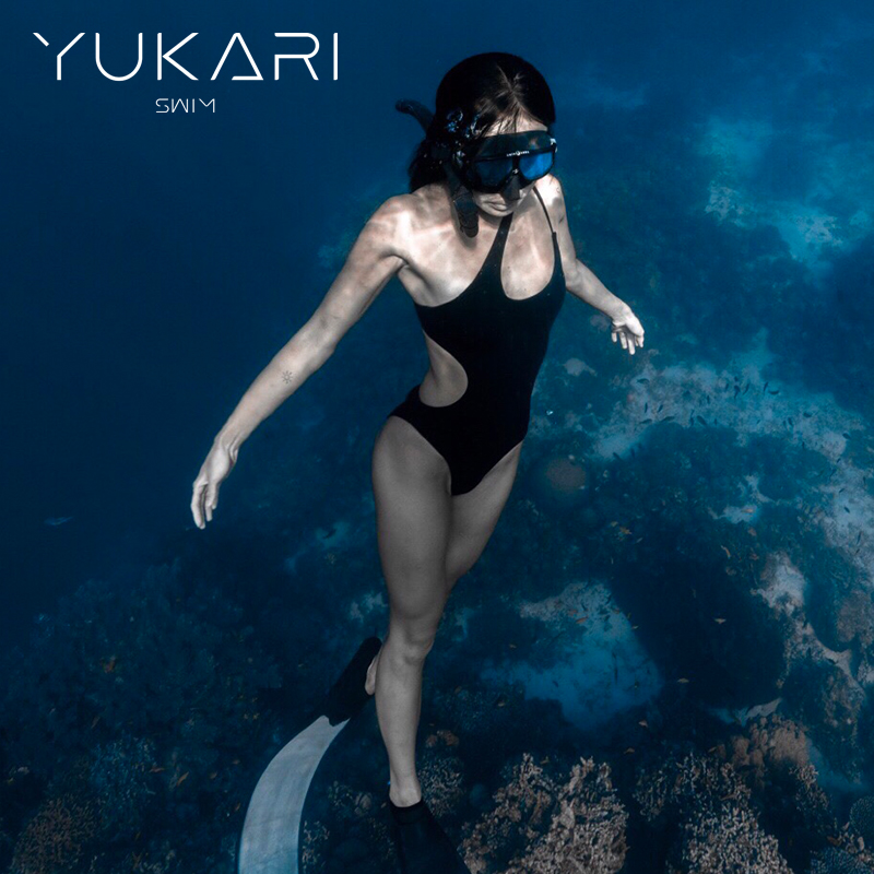 Yukari swim连体泳衣女复古性感2024新款温泉度假潜水泳装高级感 运动/瑜伽/健身/球迷用品 连体泳衣 原图主图