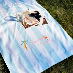 Yukari swim沙滩巾海边度假温泉披肩不占沙沙滩毯游泳速干浴巾女