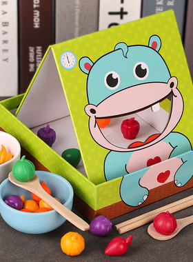 婴儿童喂饭玩具蒙氏早教益智忙碌板精细动作训练教具1一2岁3宝宝6