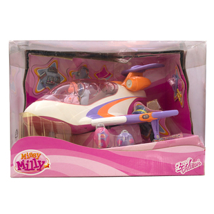 ZAPF夏芙Missy Milly迷你仿真娃娃和声光私人飞机场景过家家玩具