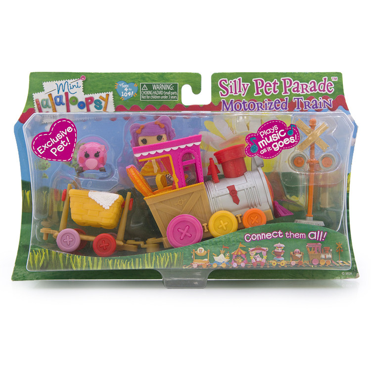 MGA Lalaloopsy 纽扣大头娃娃 Silly Pet Paeade乐乐天使发声火车
