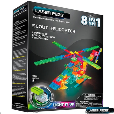 LASER发光拼插电子积木