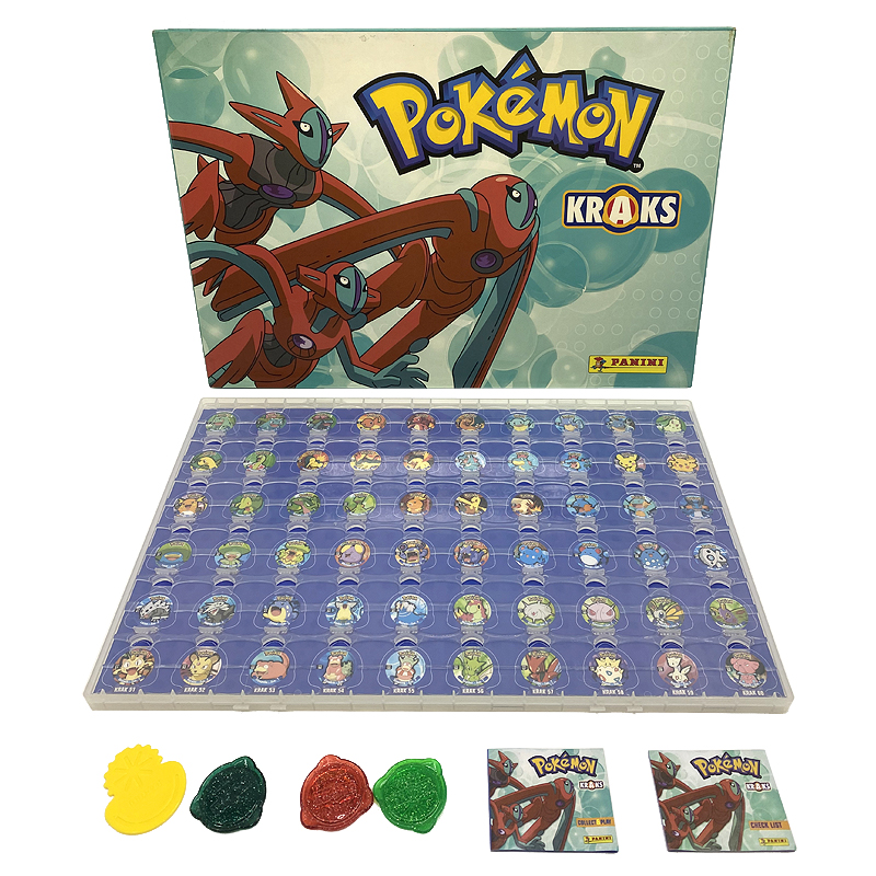 Panini Kraks Pokemon口袋妖怪比卡丘神奇宝贝帕尼角色卡片收纳盒