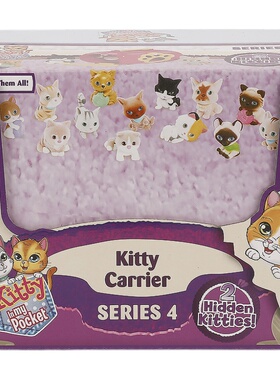 Kitty In My Pocket 仿真动物carrier盲盒口袋宠物小猫笼Series 4