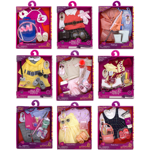 Our Generation偶季18寸娃娃配件雨衣服手袋鞋子舞衫睡裙裤帽外套