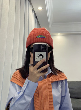 质感超柔~儿童帽子男女孩秋冬保暖韩版百搭针织毛线帽小头围s号潮