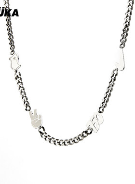 GUUKA助力中考高考学生考试满分胜利项链男女同款 750分吊坠链子