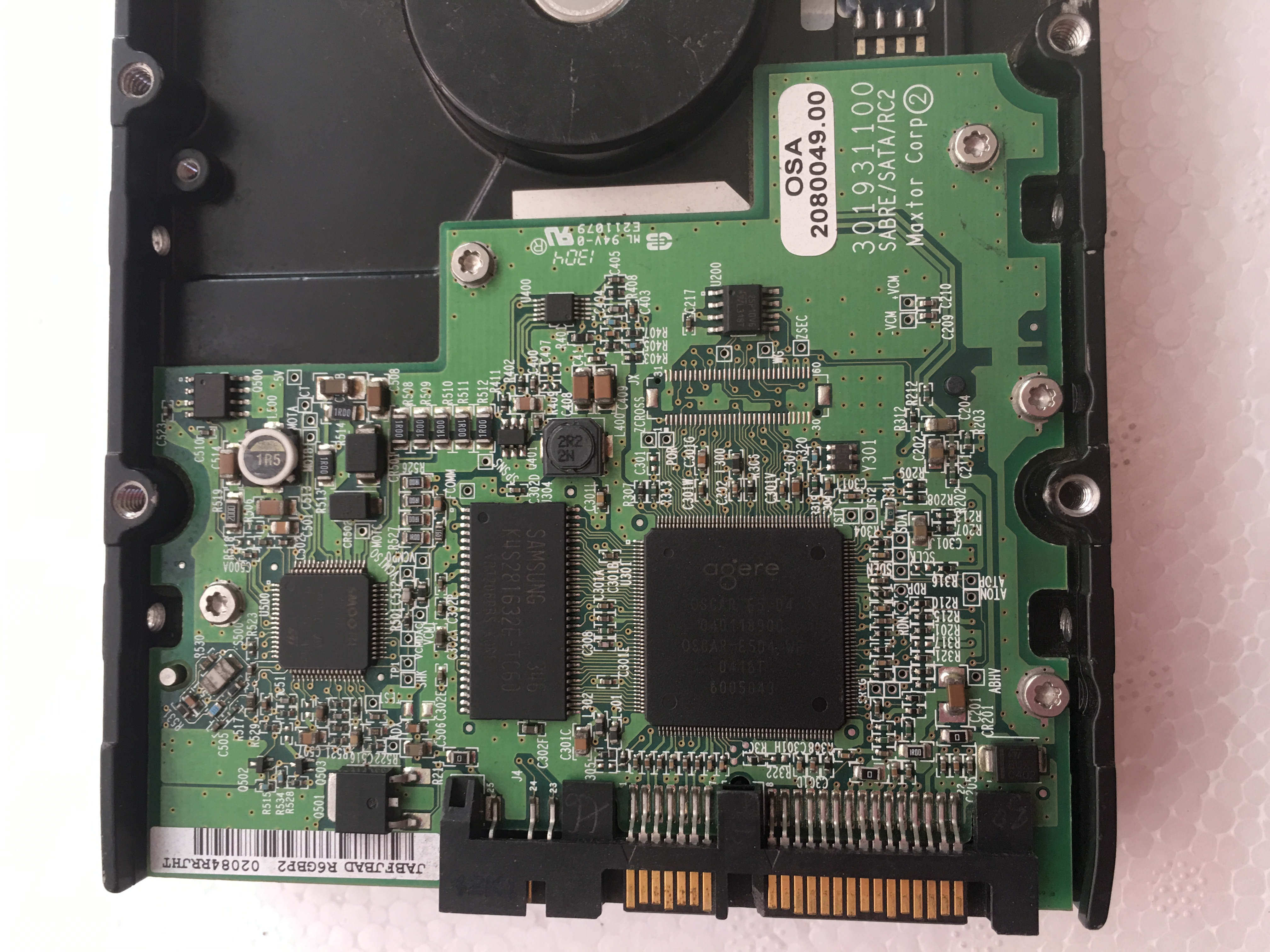 迈拓maxtor 硬盘电路板 板号 301931100