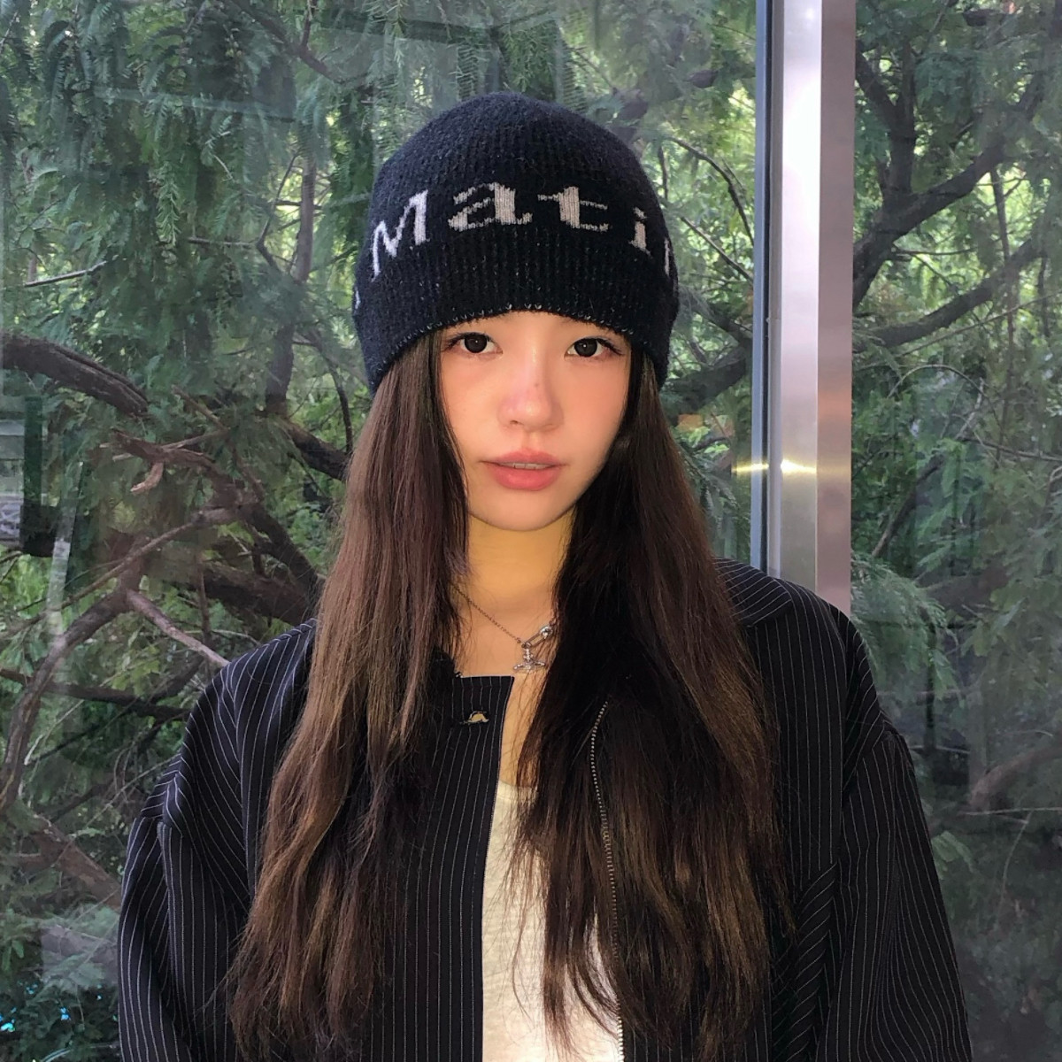 甜酷风大头围冷帽时尚百搭针织帽