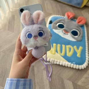 新品 疯狂动物城朱迪尼克手机挂绳出门方便卡通女生苹果手机链挂件