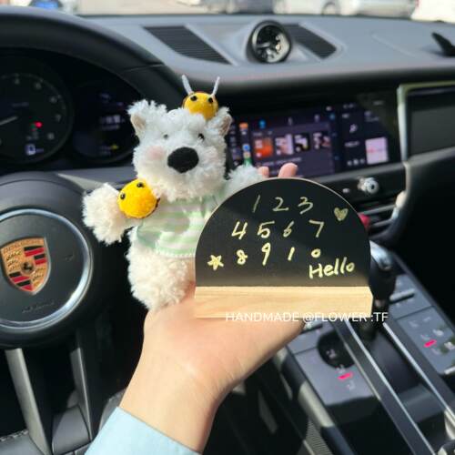 泊车号码牌手工定制女生车载好物