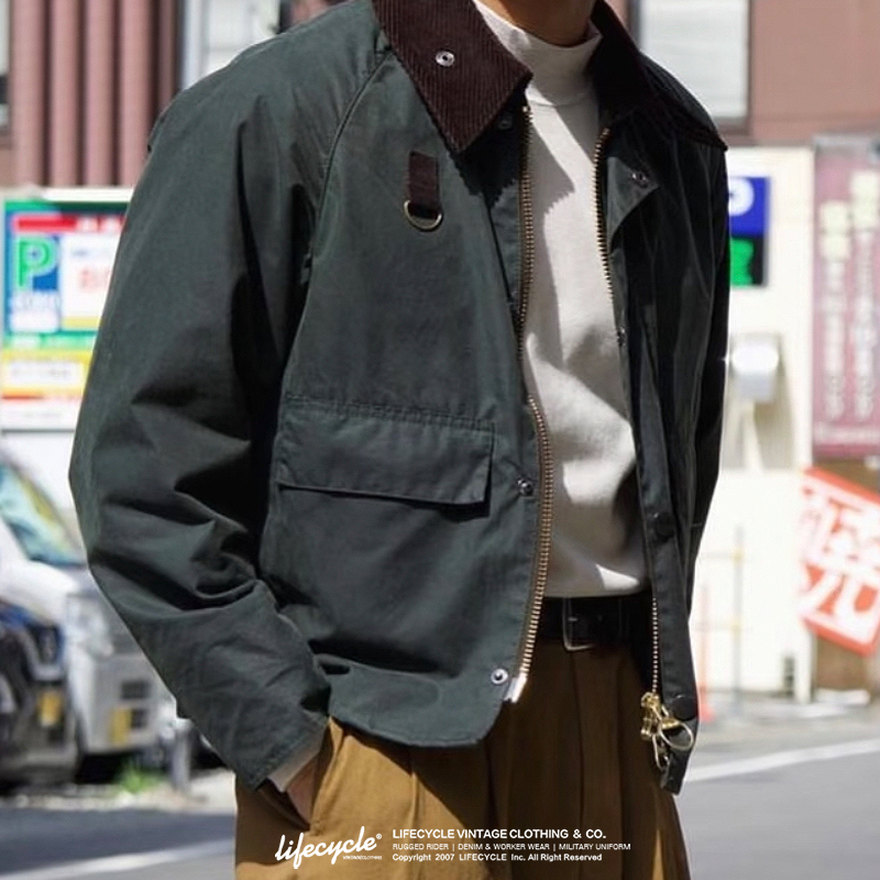 复古猎装防水SPEY户外钓鱼短夹克