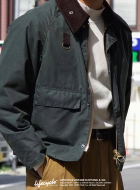 LifeCycle复古猎装防水无蜡外套SPEY户外钓鱼短款夹克男飞驰2同款