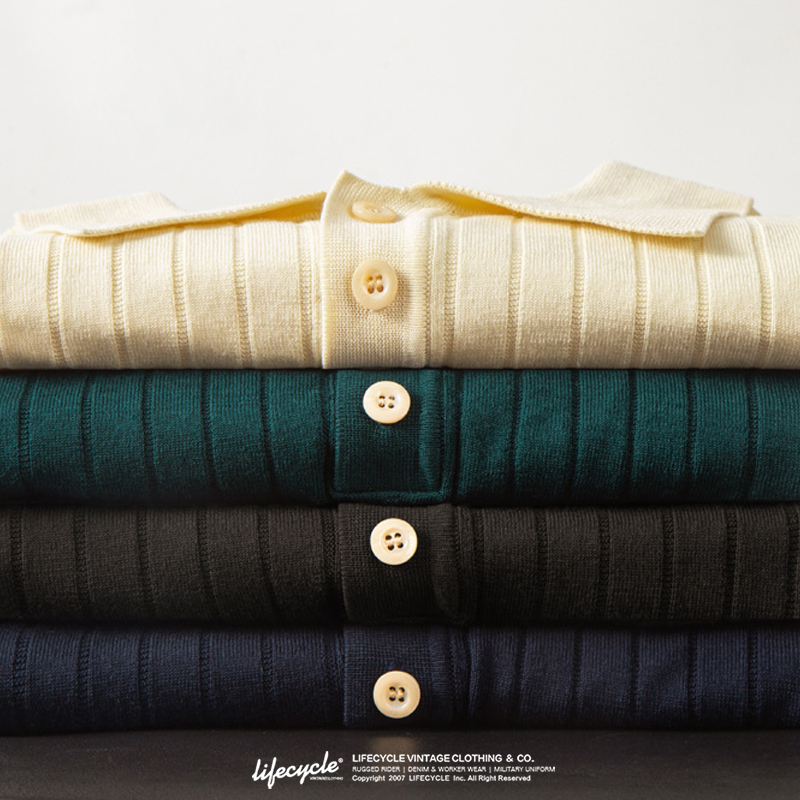 阿美咔叽桑蚕丝翻领T恤针织polo