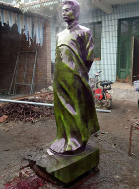 鲁迅校园文化风博物馆摆件定制