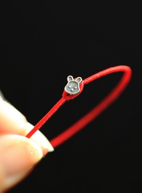 十二生肖金刚结极细925银民族风