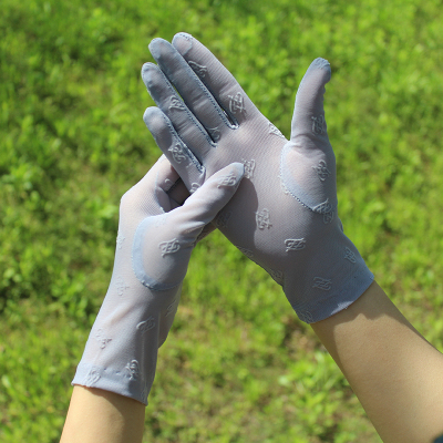 美触族女士蕾丝触屏手套