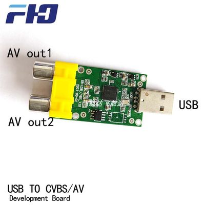 USB转CVBS或者AV两路视频