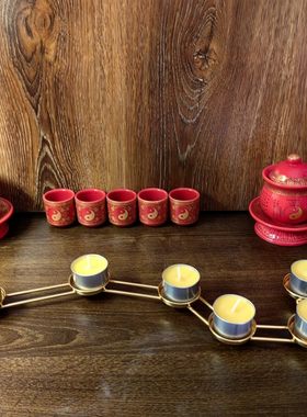 北斗七星阵南斗六星酥油灯灯座