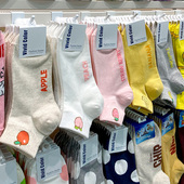 韩国代购 草莓低帮短袜春夏季 学院风甜美香蕉棉袜东大门可爱袜子女