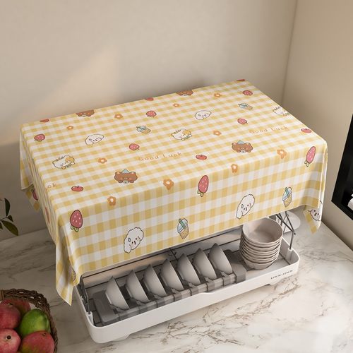 餐具碗碟遮碗布厨房碗架盖布打印机防尘罩置物架遮盖微波炉盖巾