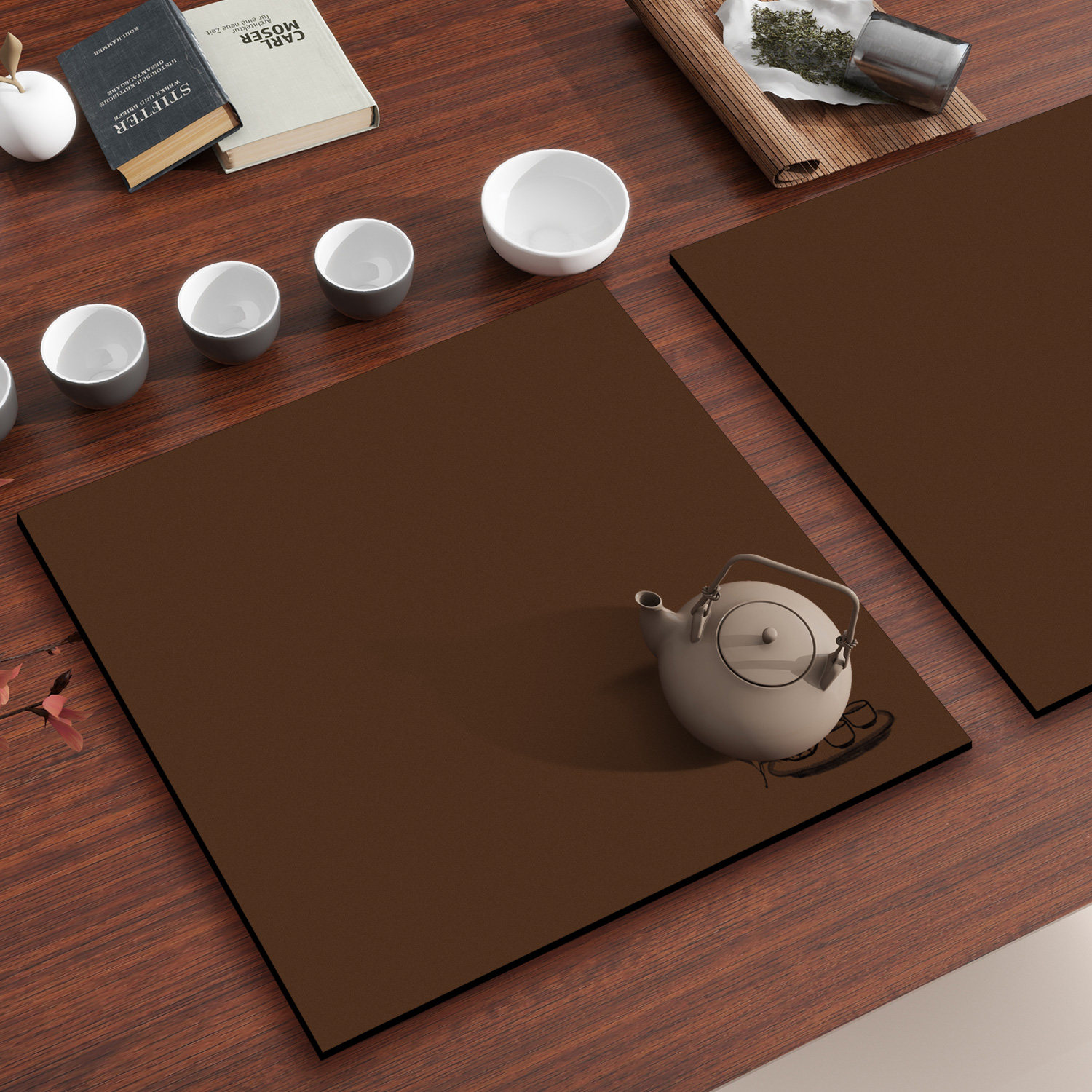 新中式餐垫正方形方桌垫隔热垫子茶杯垫吸水茶垫硅藻泥沥水垫茶席,居家布艺,餐垫,淘宝优惠券,粉丝福利购,淘宝优惠卷