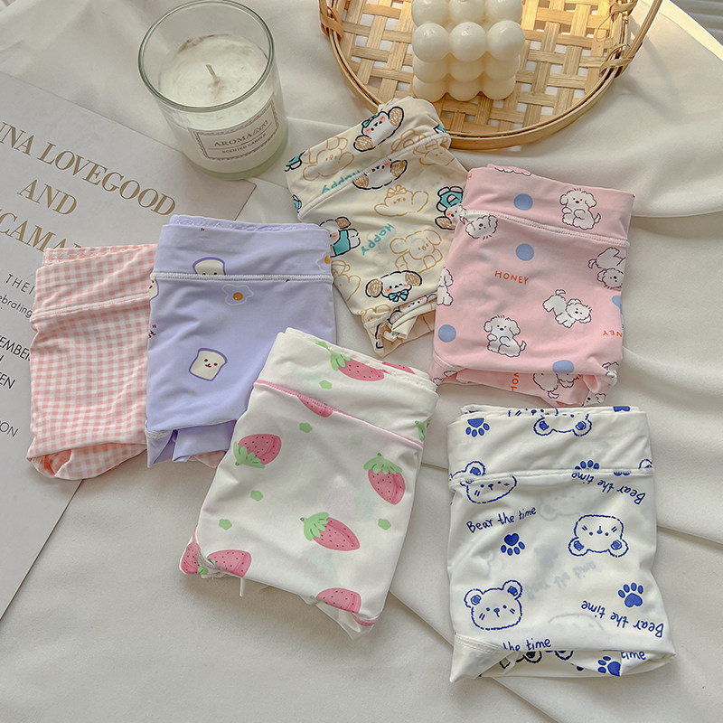 超丝滑~冰丝内裤女生卡通日系少女可爱透气无痕学生透气甜美韩系,女士内衣/男士内衣/家居服,女三角裤,淘宝优惠券,粉丝福利购,淘宝优惠卷