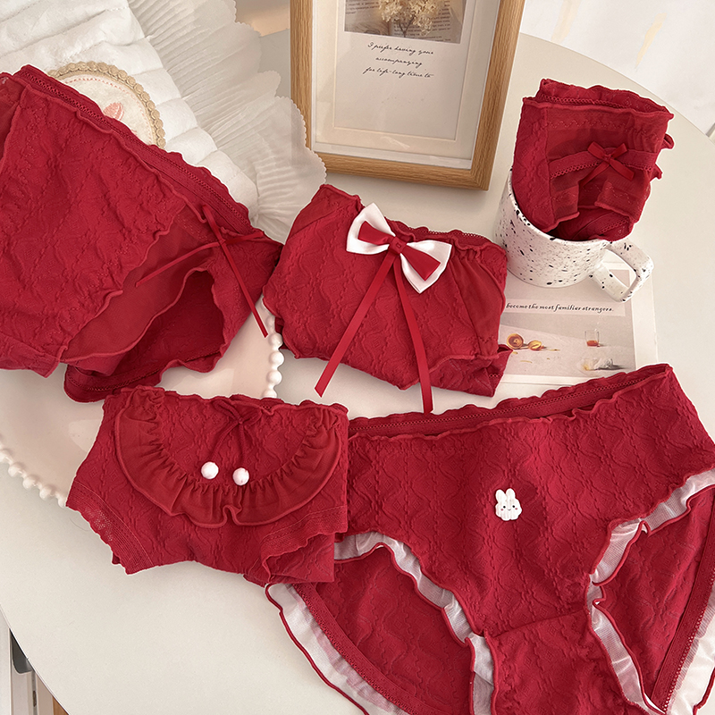 内裤女纯棉裆5a大红色本命年属蛇2025少女甜美结婚2026马年新款
