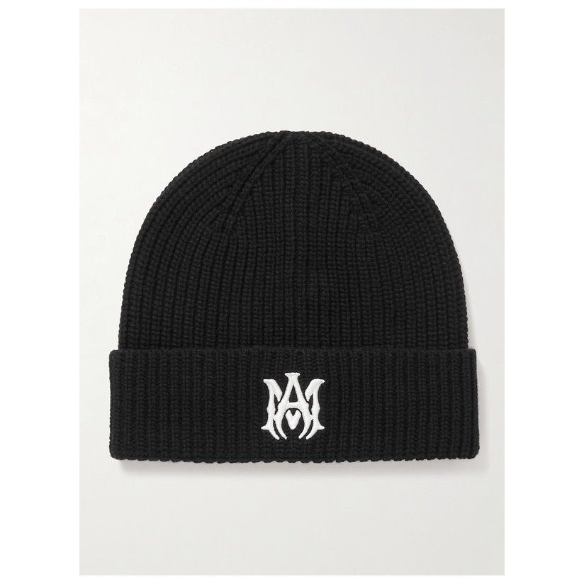 amiri logo刺绣罗纹 小便帽男