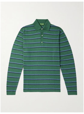 SID MASHBURN 修身条纹 软糯Polo衫男商务新款衬衫休闲经典户外