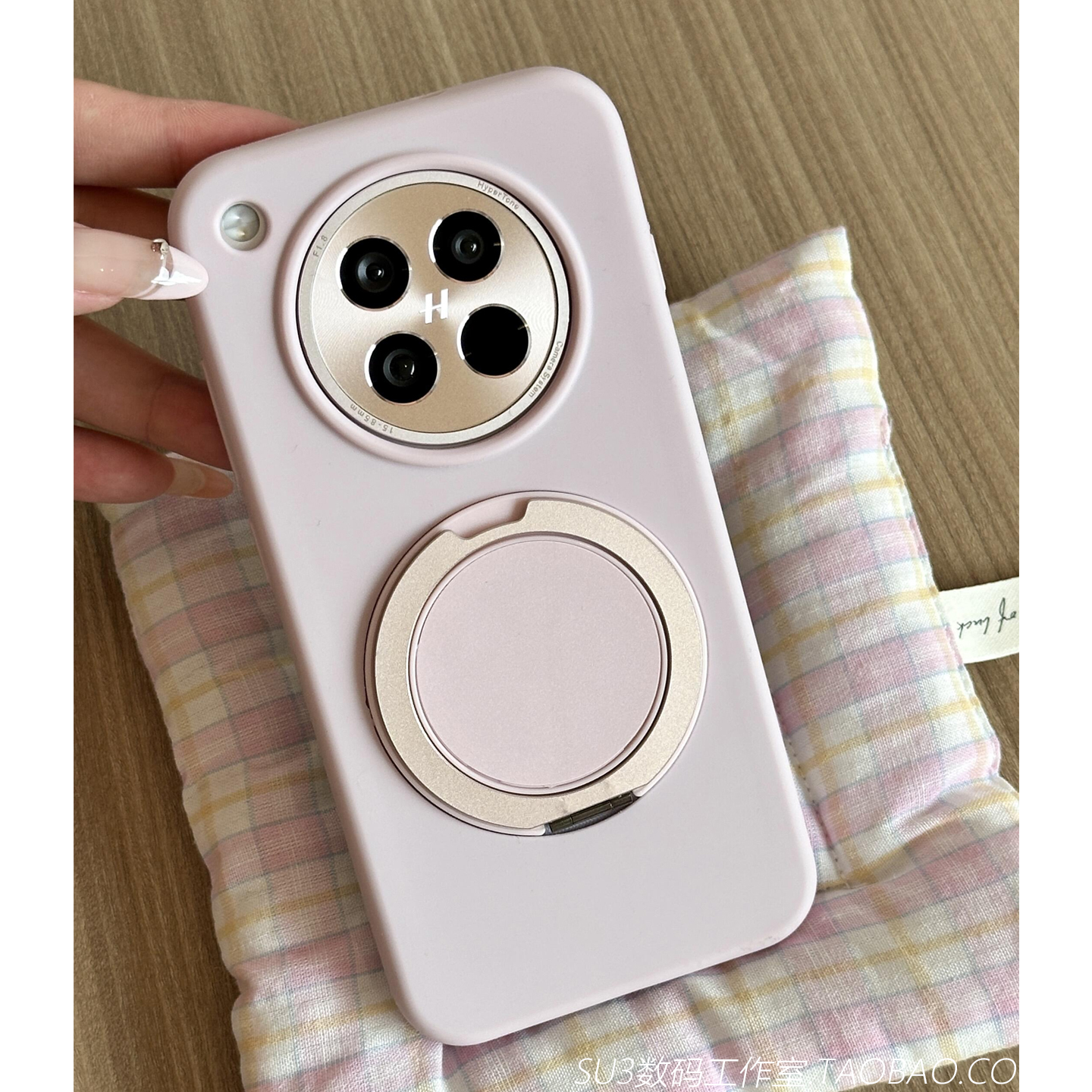 磁吸带支架液态硅胶支点壳适用华为mate70/60pro手机壳Pura80pro+车载无线充电简约灰粉色防摔高级感ultra女