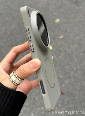 磁吸无线充电钛灰色适用oppoFindX8/X7ultra手机壳pro超薄散热X8s+硬壳Reno14/13镜头加高12简约11男10防摔9