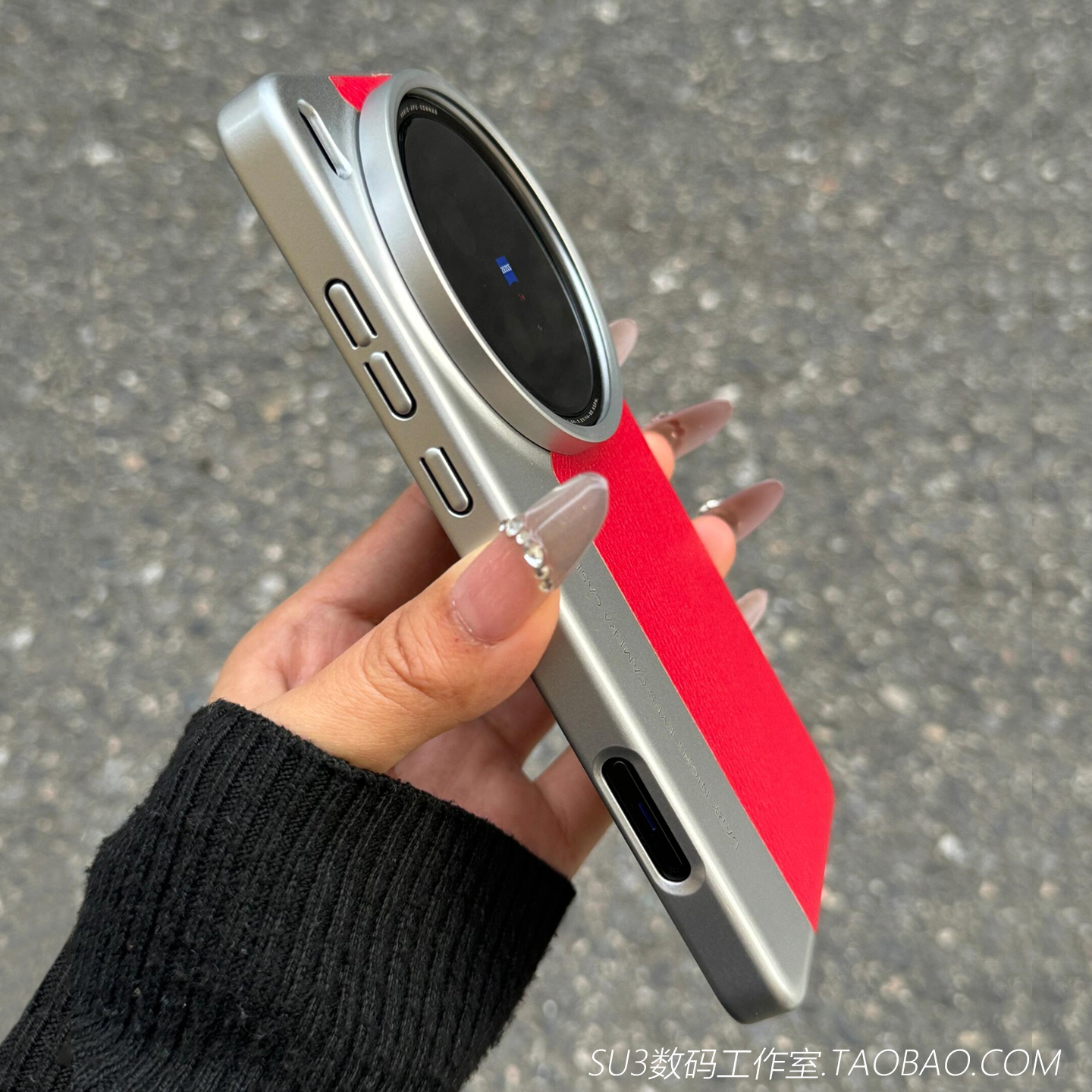 秒变相机银红色拼色适用vivoX200pro mini手机壳X200s素皮X200Ultra电镀S30硬壳全包防摔防指纹牛皮纹FindX8s